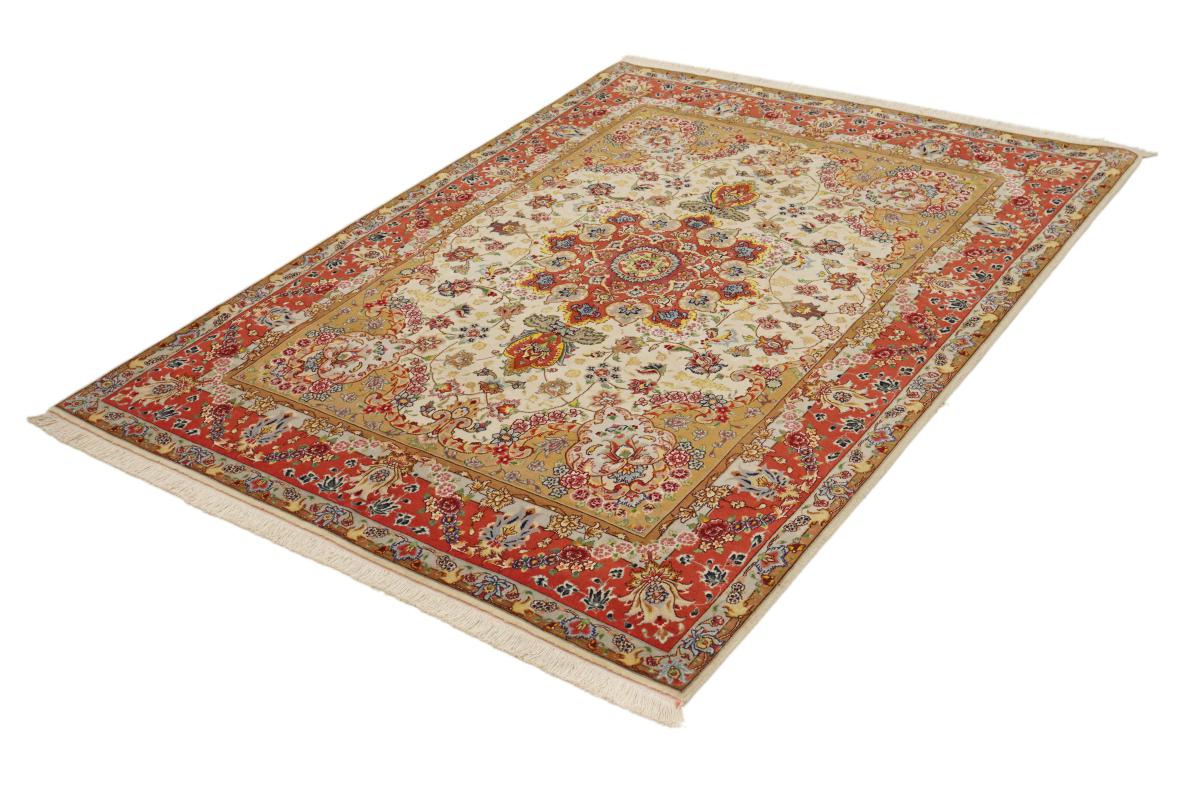 Tapete persa Tabriz 50Raj 206x154 206x154, Tapete persa Atado à mão