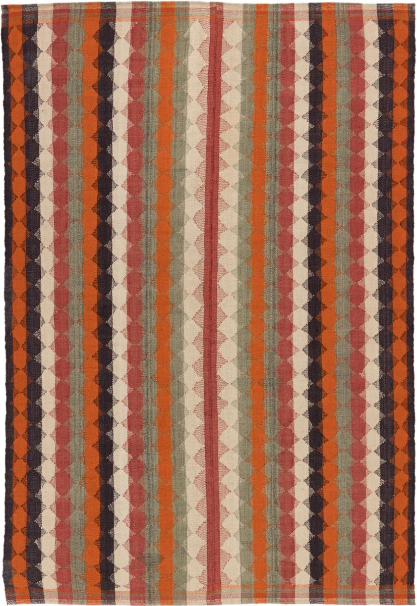 Tapis persan Kilim Fars 192x128 192x128, Tapis persan Tissé à la main