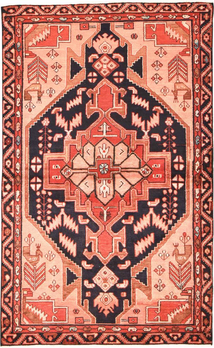 Persian Rug Nahavand 6'8"x4'2" 6'8"x4'2", Persian Rug Knotted by hand