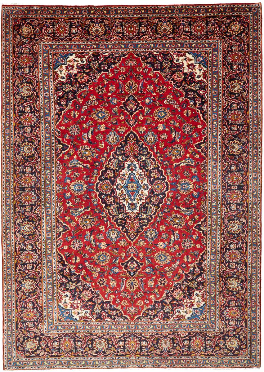 Perserteppich Keshan 10'6"x7'3" 10'6"x7'3", Perserteppich Handgeknüpft