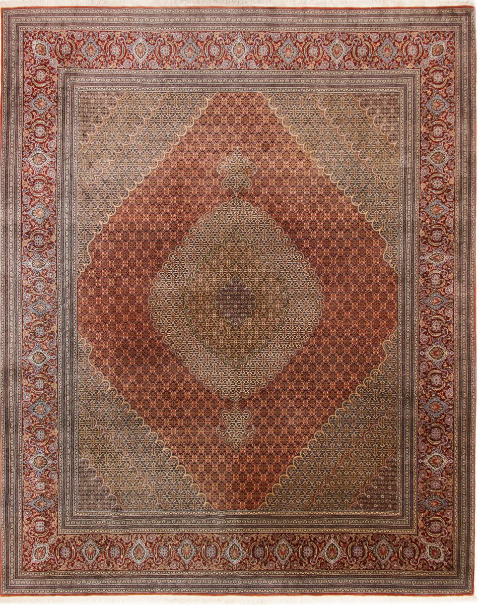 Tapis persan Tabriz Mahi 50Raj 368x297 368x297, Tapis persan Noué à la main