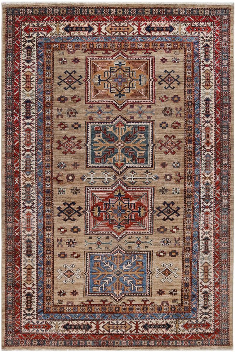 Tapis pakistanais Kazak 255x170 255x170, Tapis persan Noué à la main