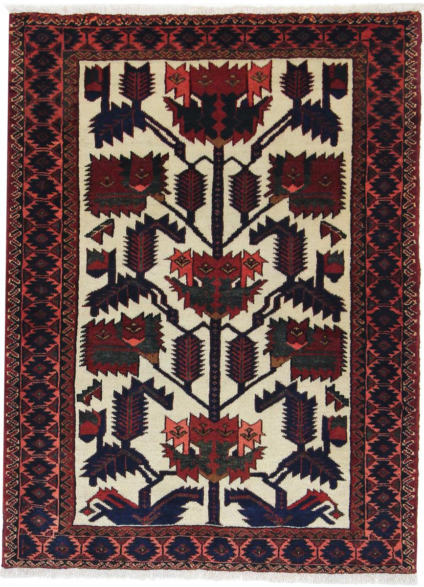 Tapete persa Abadeh 141x106 141x106, Tapete persa Atado à mão