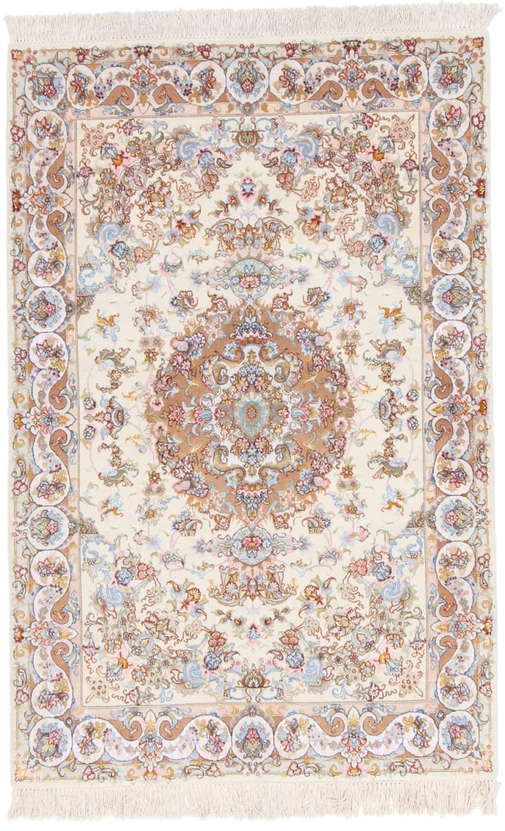 Persian Rug Tabriz 60Raj Silk Warp 154x104 154x104, Persian Rug Knotted by hand