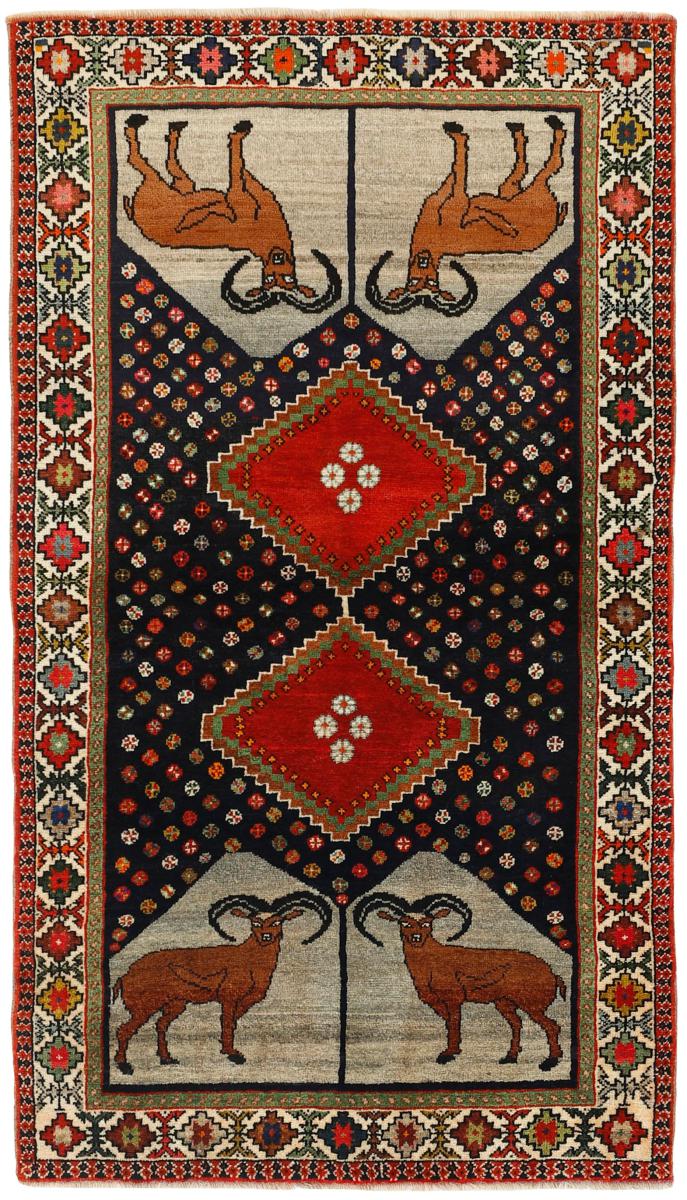 Covor persan Ghashghai Figural 209x112 209x112, Covor persan Lucrate de mână