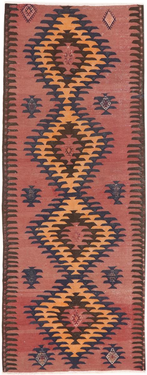 Tapete persa Kilim Fars Azerbaijan Antigo 380x145 380x145, Tapete persa Tecido à mão