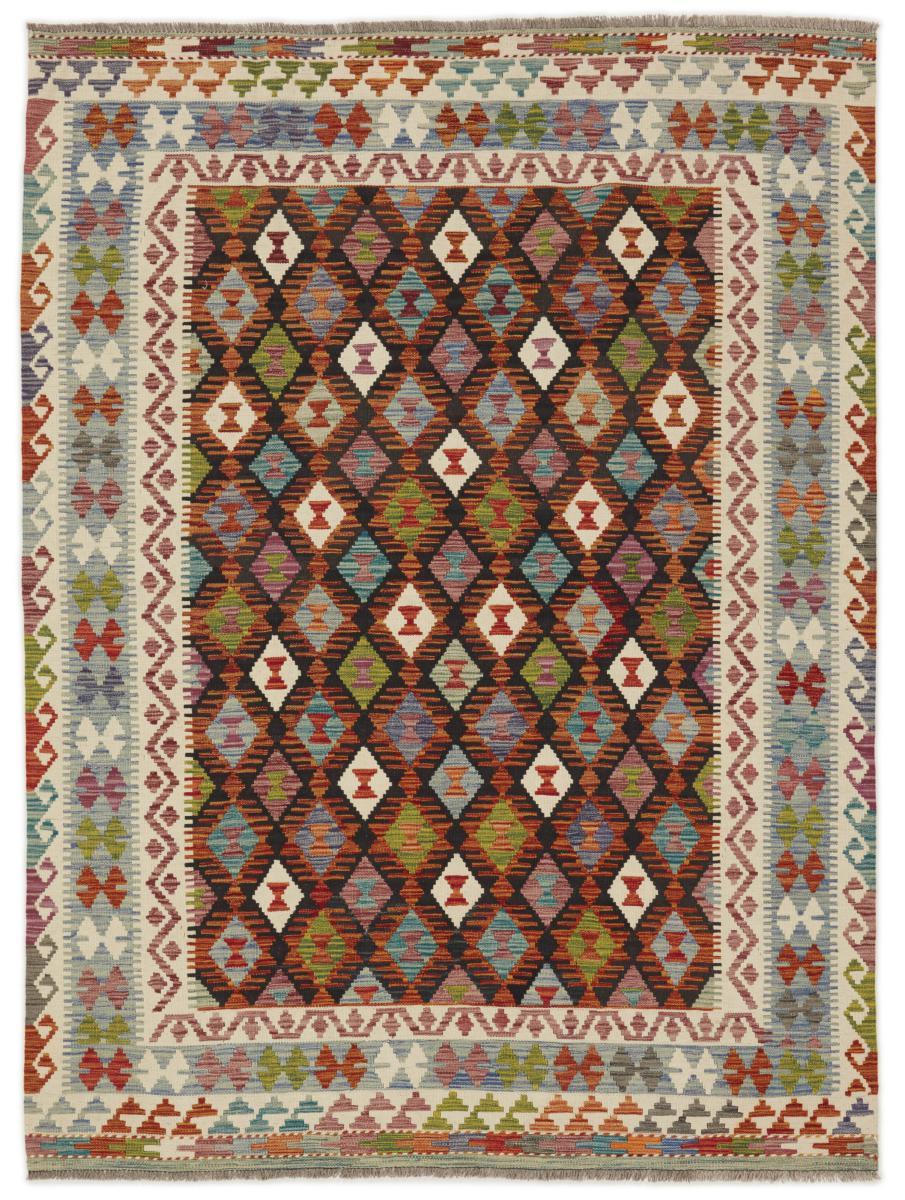 Afghansk teppe Kelim Afghan 239x181 239x181, Persisk teppe Handwoven 