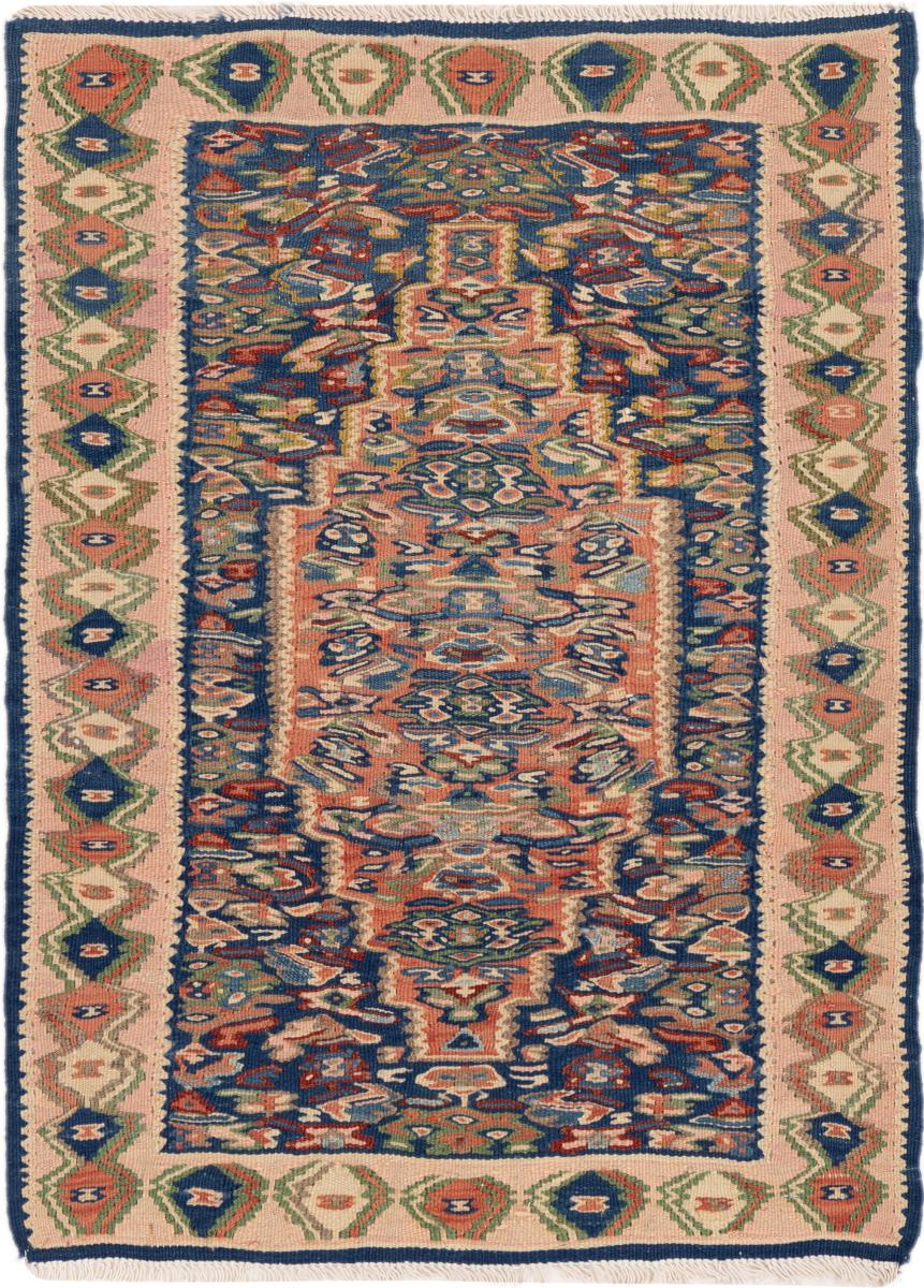 Tapete persa Kilim Senneh 91x63 91x63, Tapete persa Atado à mão