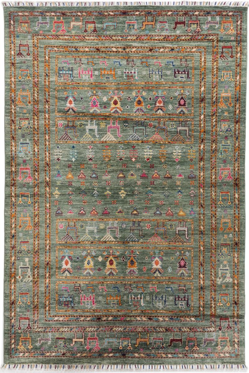Afghan rug Arijana Klasssik 223x150 223x150, Persian Rug Knotted by hand