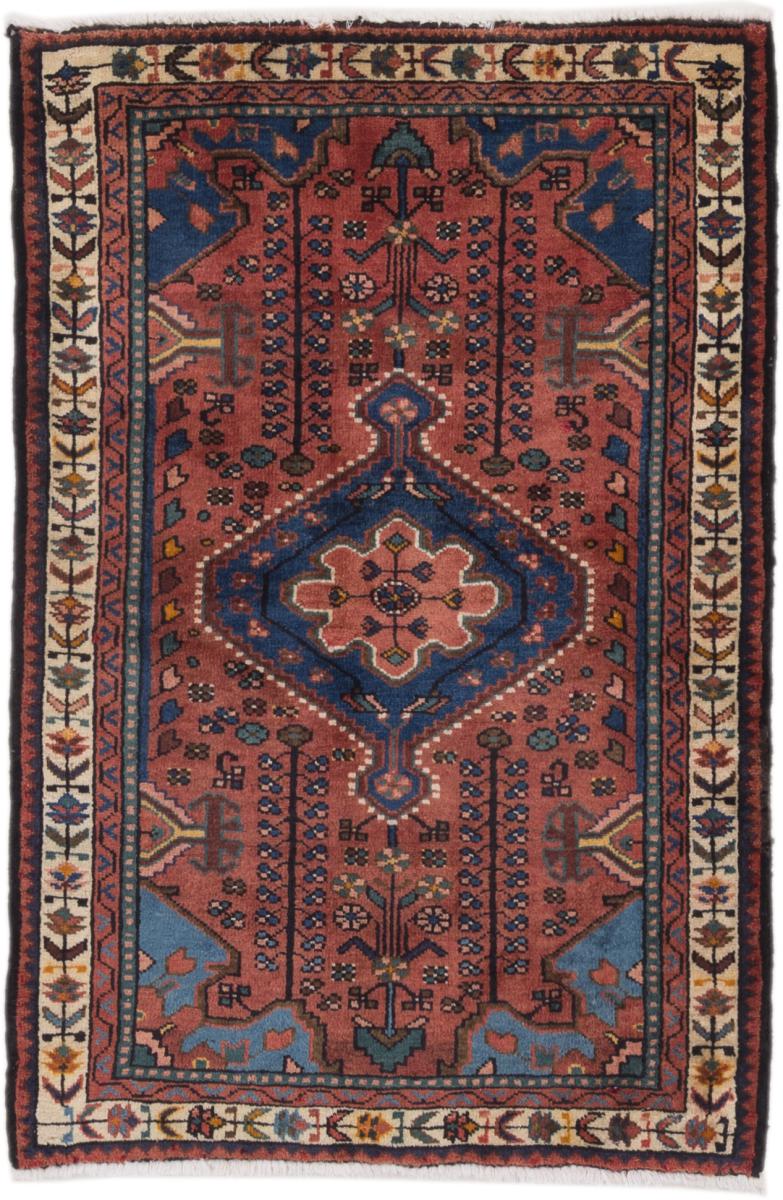Tapis persan Tuyserkan 119x84 119x84, Tapis persan Noué à la main