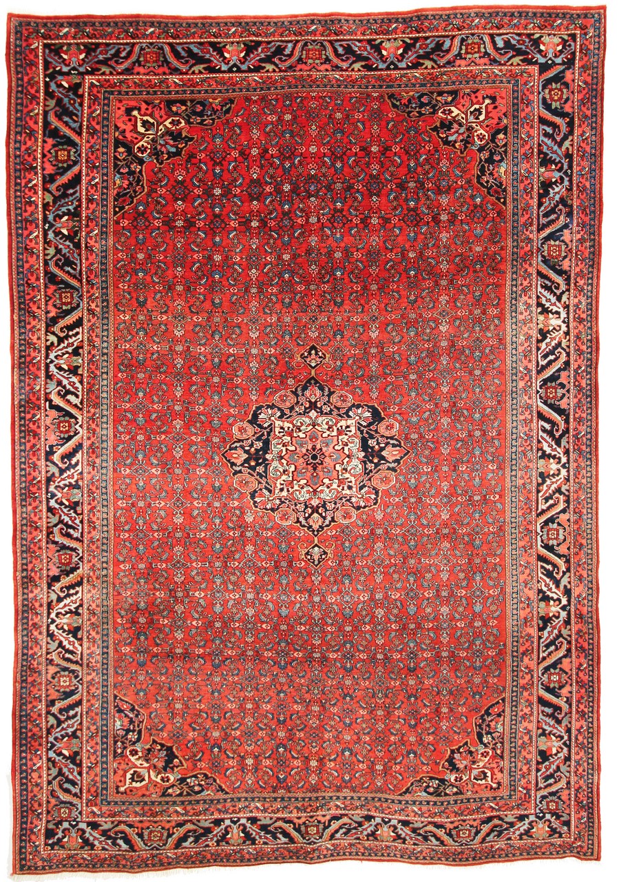 Perzisch tapijt Bidjar Antiek 330x224 330x224, Perzisch tapijt Handgeknoopte