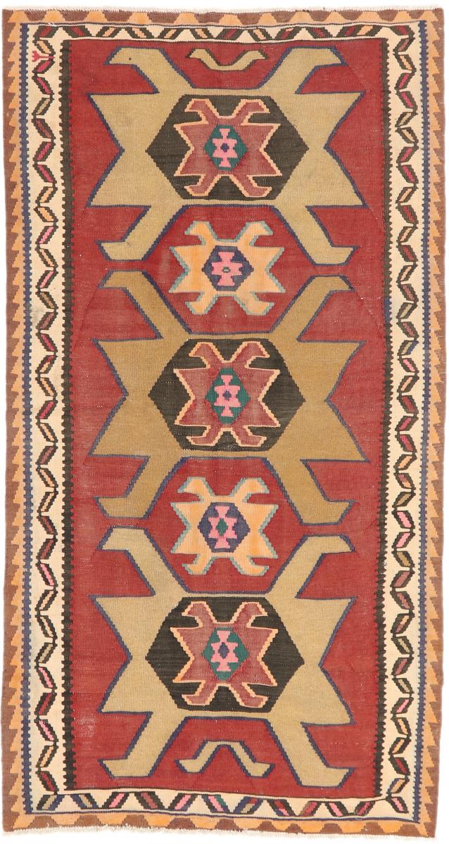 Perzsa szőnyeg Kilim Fars Azerbaijan Antik 270x145 270x145, Perzsa szőnyeg szőttesek