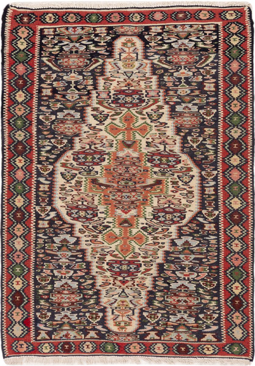Tapete persa Kilim Senneh 97x69 97x69, Tapete persa Atado à mão