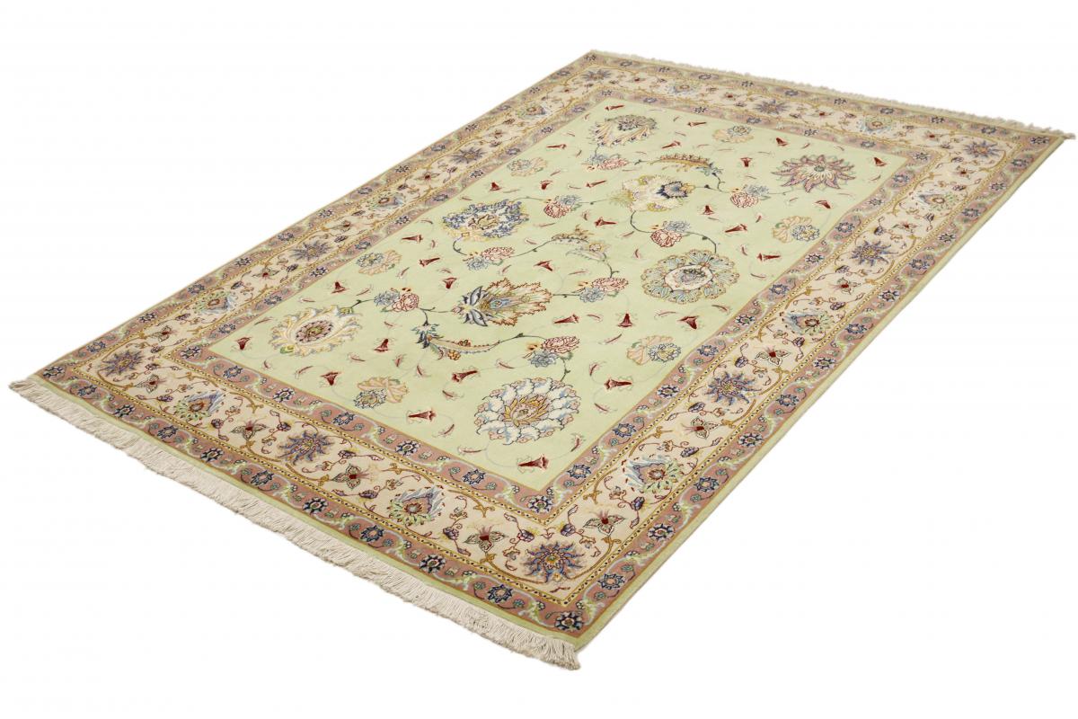 Tapete persa Tabriz 50Raj 214x159 214x159, Tapete persa Atado à mão