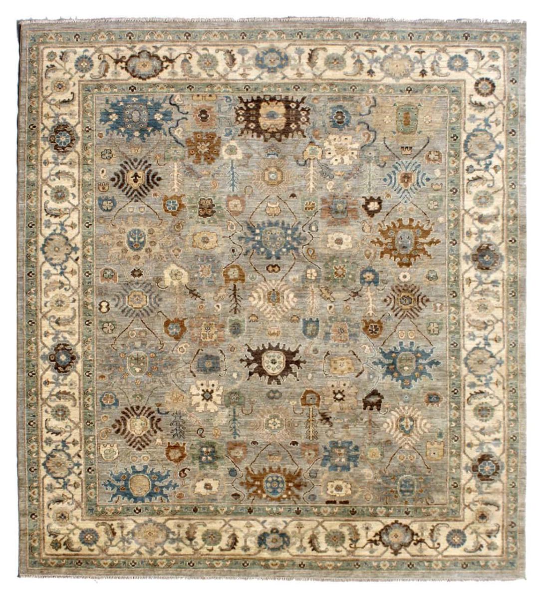 Tapis afghan Usak Ozbeki 297x247 297x247, Tapis persan Noué à la main