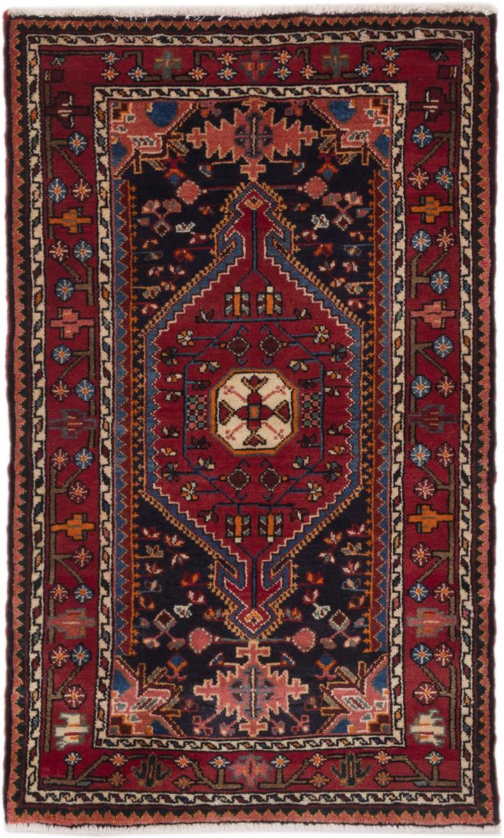Tapis persan Tuyserkan 131x81 131x81, Tapis persan Noué à la main