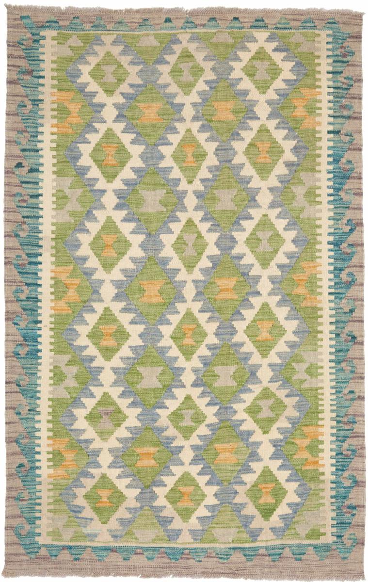 Tapete afegão Kilim Afegão 158x100 158x100, Tapete persa Tecido à mão