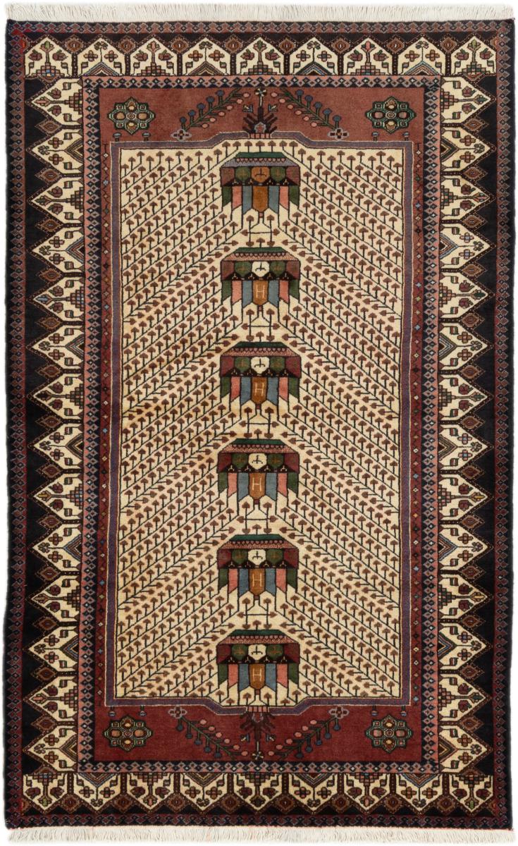 Περσικό χαλί Shahsavan 199x129 199x129, Περσικό χαλί Οι κόμποι έγιναν με το χέρι