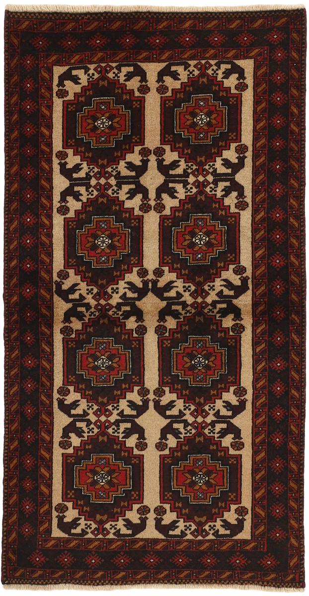 Persian Rug Baluch 182x90 182x90, Persian Rug Knotted by hand