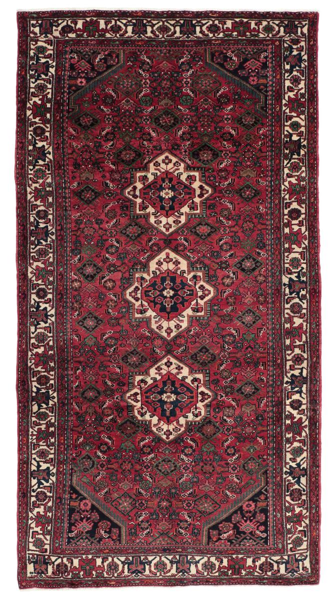 Persian Rug Hamadan 10'8"x5'5" 10'8"x5'5", Persian Rug Knotted by hand