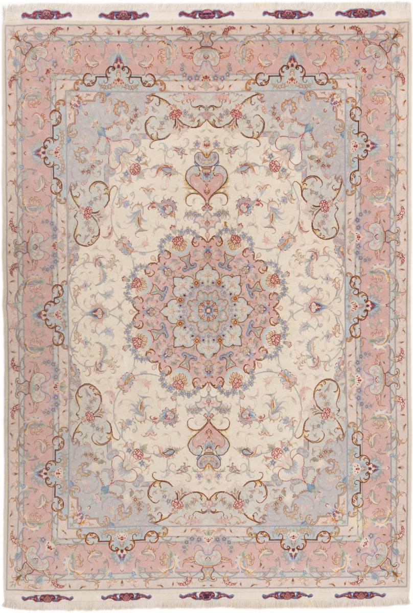 Tapete persa Tabriz 50Raj 215x150 215x150, Tapete persa Atado à mão