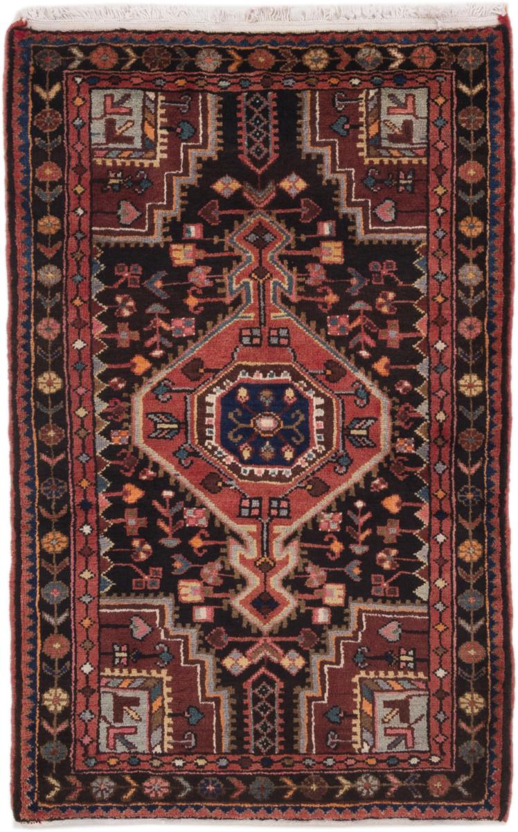 Tapis persan Tuyserkan 129x86 129x86, Tapis persan Noué à la main