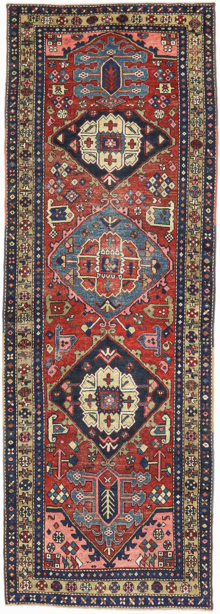 Persialainen matto Heriz Antiikki 319x111 319x111, Persialainen matto Solmittu käsin