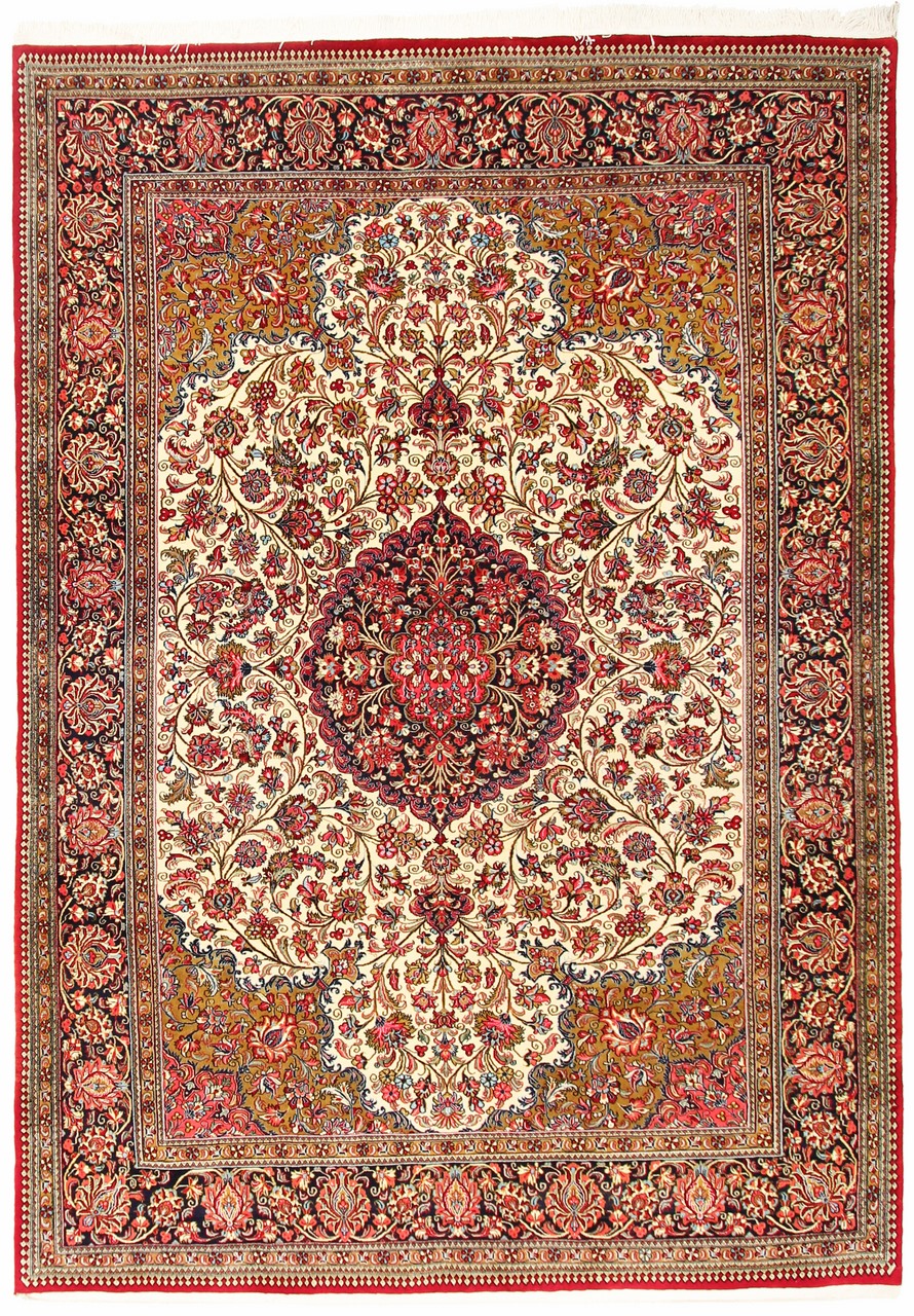 Perzisch tapijt Qum Kork 299x209 299x209, Perzisch tapijt Handgeknoopte