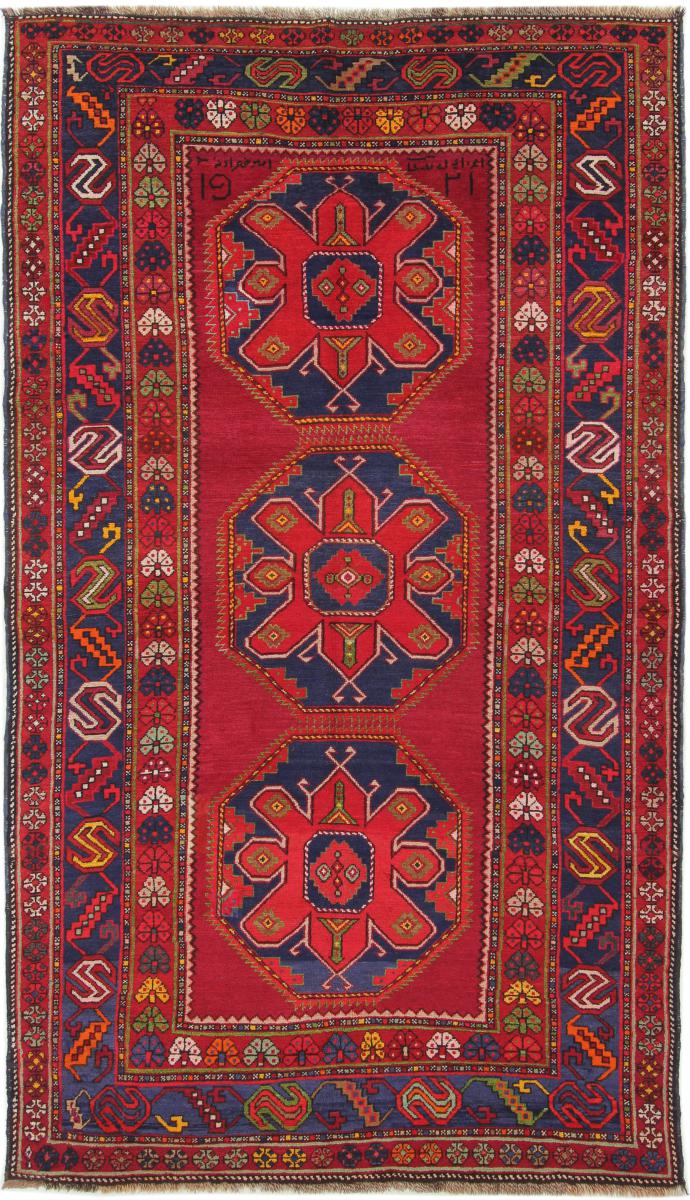 Tapis russe Kazak Antique 240x132 240x132, Tapis persan Noué à la main