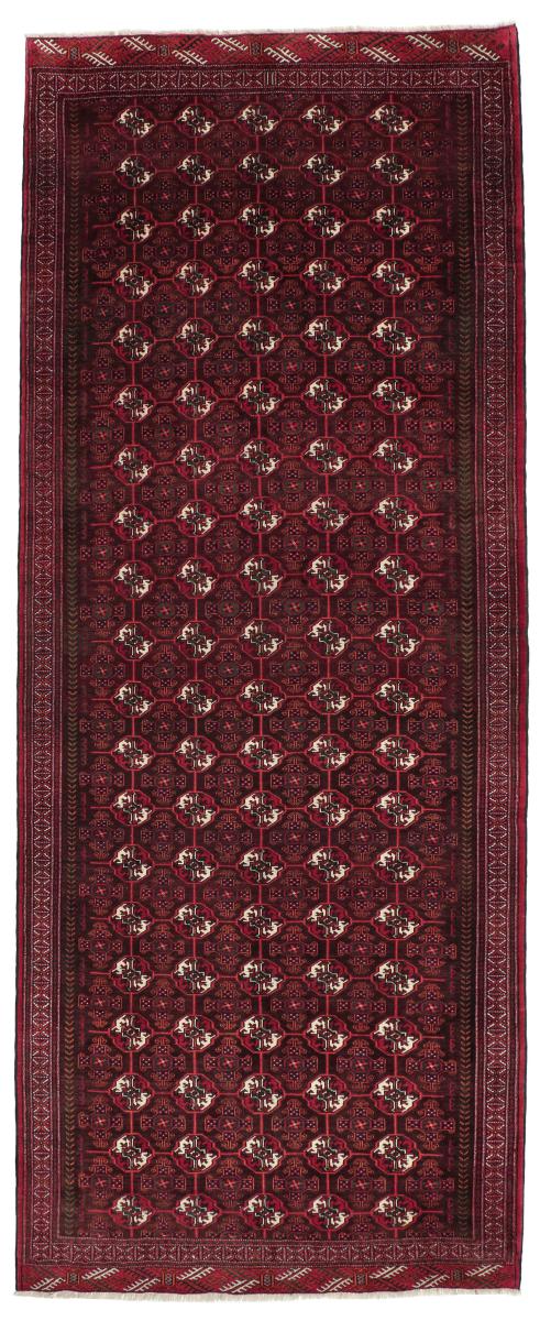 Persian Rug Turkaman 389x152 389x152, Persian Rug Knotted by hand