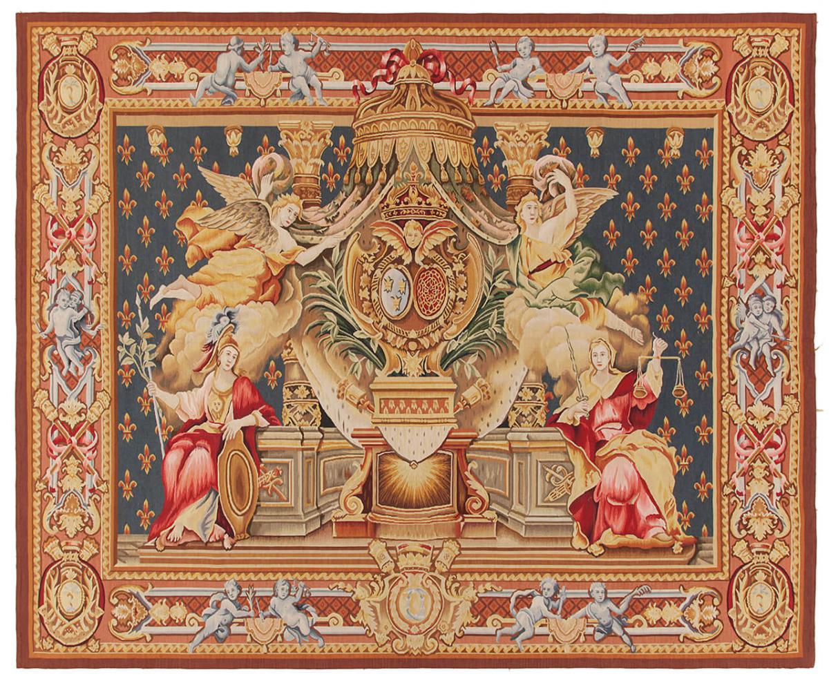Chinese rug Tapisserie 215x178 215x178, Persian Rug Knotted by hand