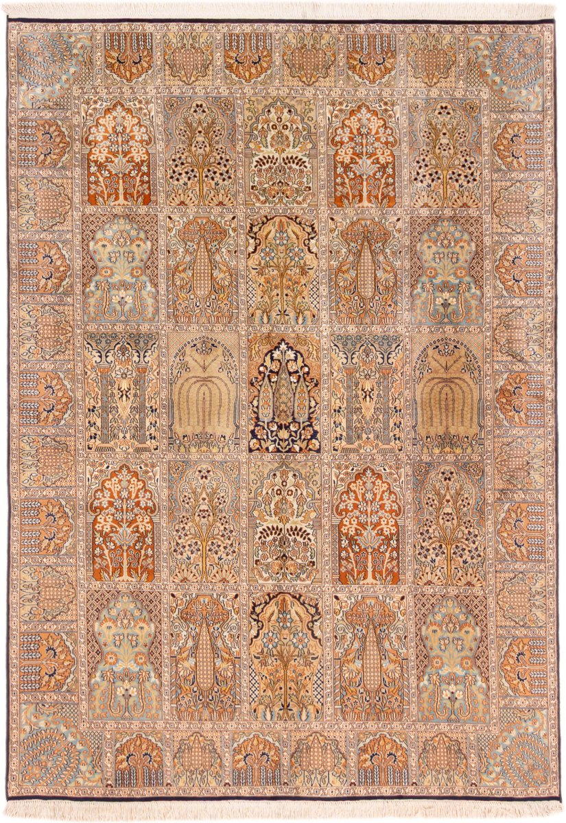 Indiaas tapijt Kasjmier Zijde 239x170 239x170, Perzisch tapijt Handgeknoopt