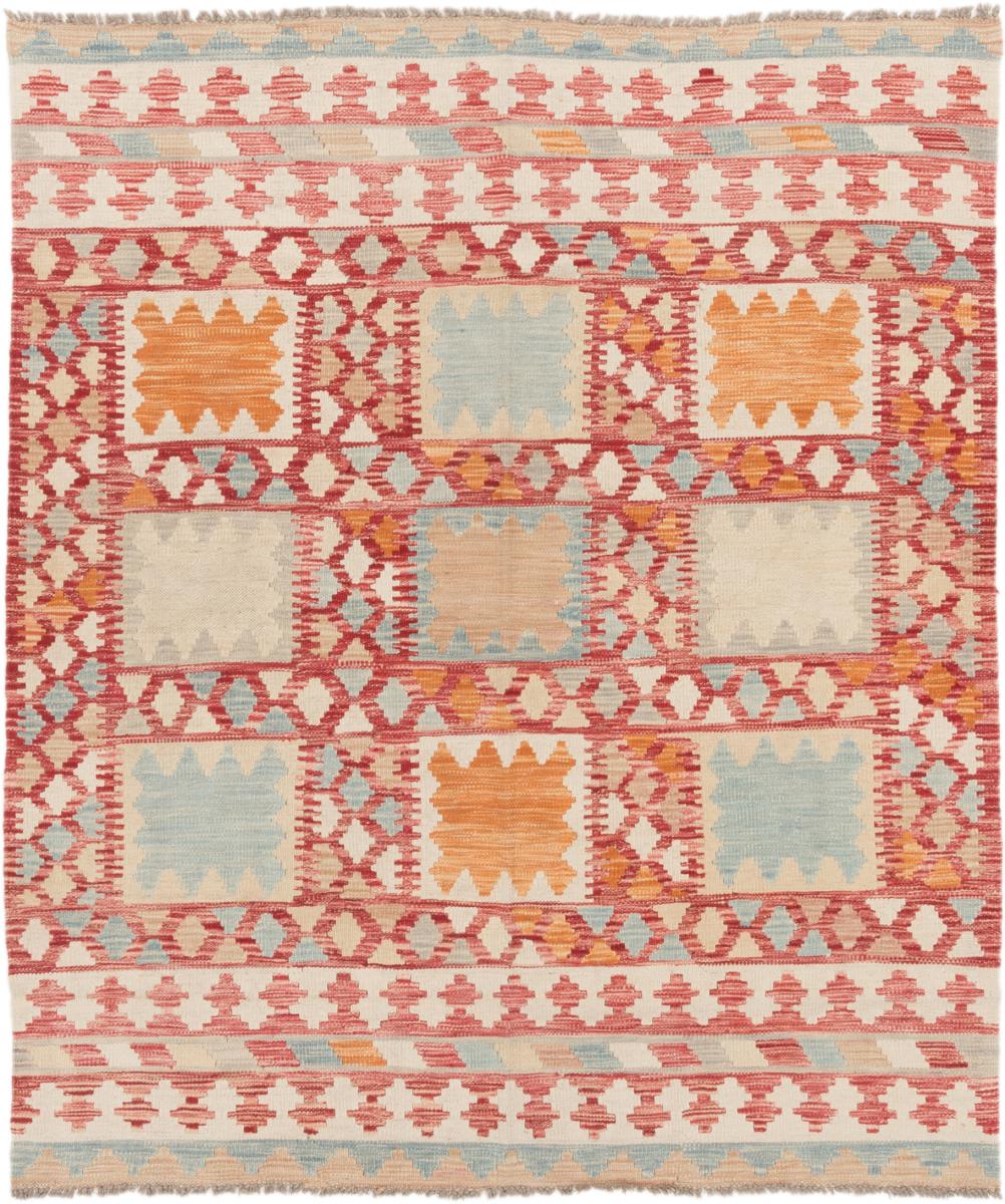 Afgán szőnyeg Kilim Afgán 6'0"x5'3" 6'0"x5'3", Perzsa szőnyeg szőttesek