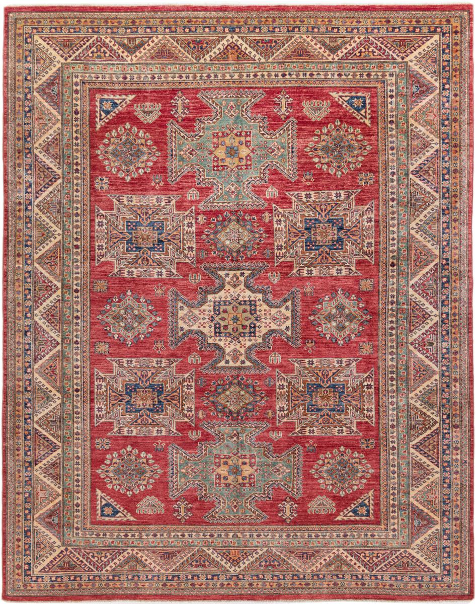 Afghan rug Super Kazak 306x240 306x240, Persian Rug Knotted by hand