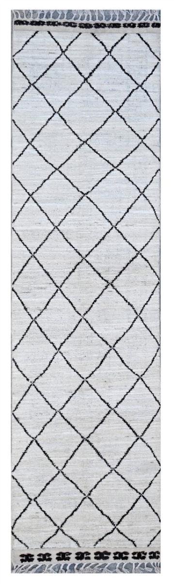 アフガンカーペット Berber Contemporary 294x73 294x73,  ペルシャ絨毯 手織り