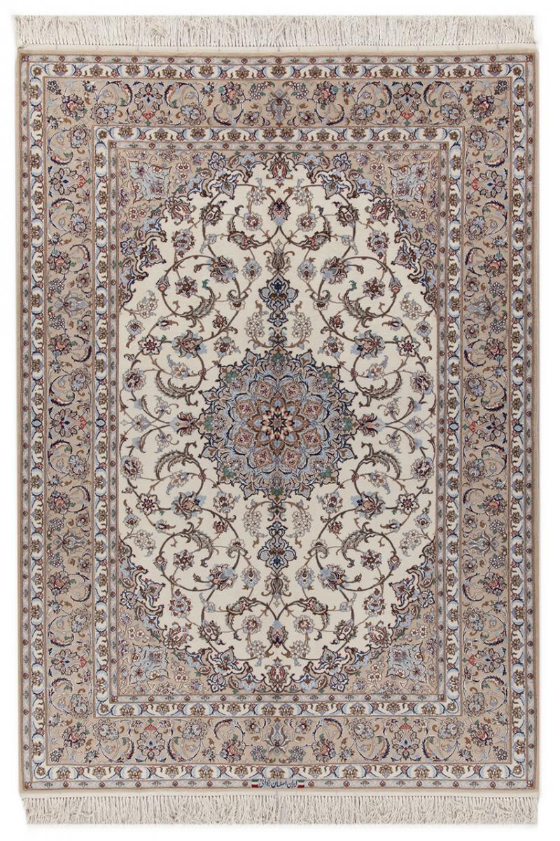 Tapete persa Isfahan Sherkat Fio de Seda 230x160 230x160, Tapete persa Atado à mão