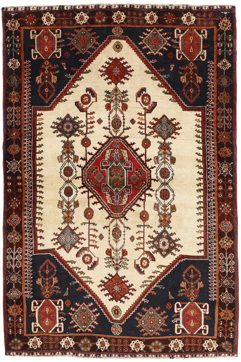 Persian Rug Ghashghai 197x132 197x132, Persian Rug Knotted by hand