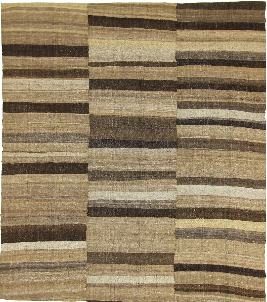 Tapete persa Kilim Fars Mazandaran 219x193 219x193, Tapete persa Tecido à mão