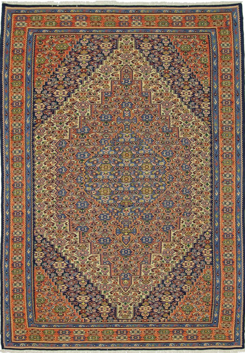 Tapete persa Kilim Senneh 293x206 293x206, Tapete persa Atado à mão