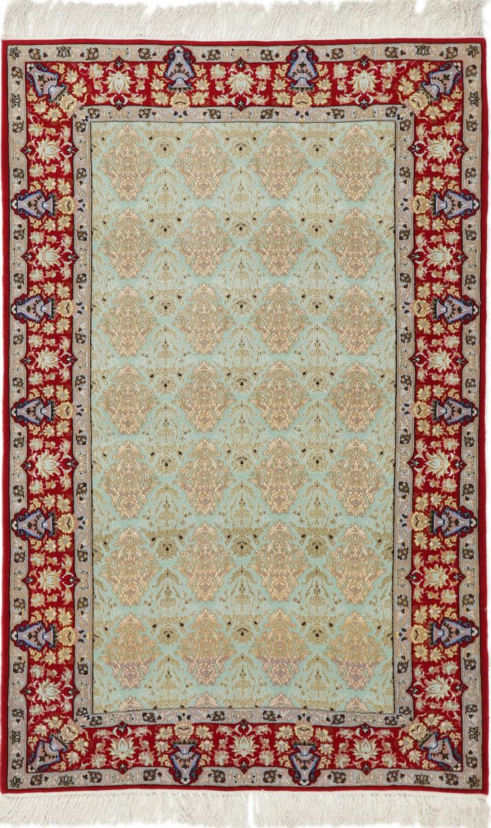 Tapete persa Isfahan Fio de Seda 173x111 173x111, Tapete persa Atado à mão