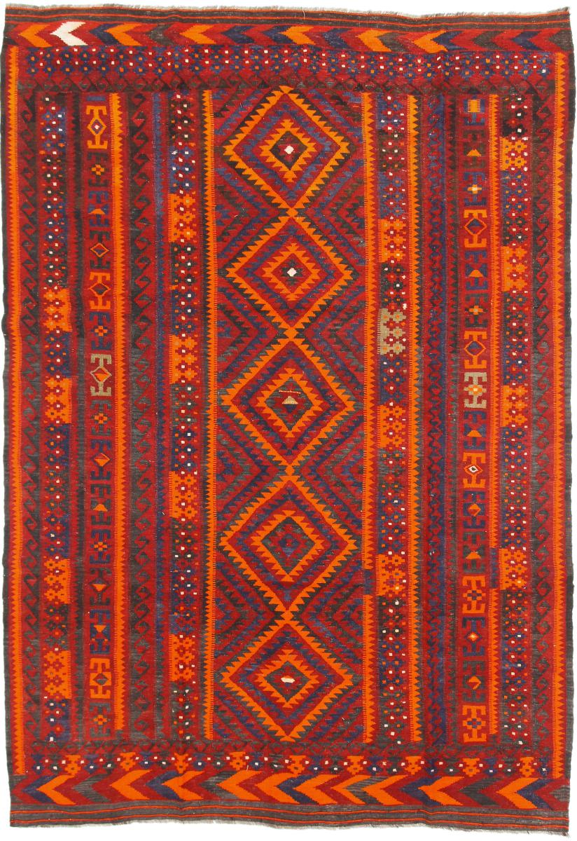 Tapete afegão Kilim Afegão Antigo 372x258 372x258, Tapete persa Tecido à mão