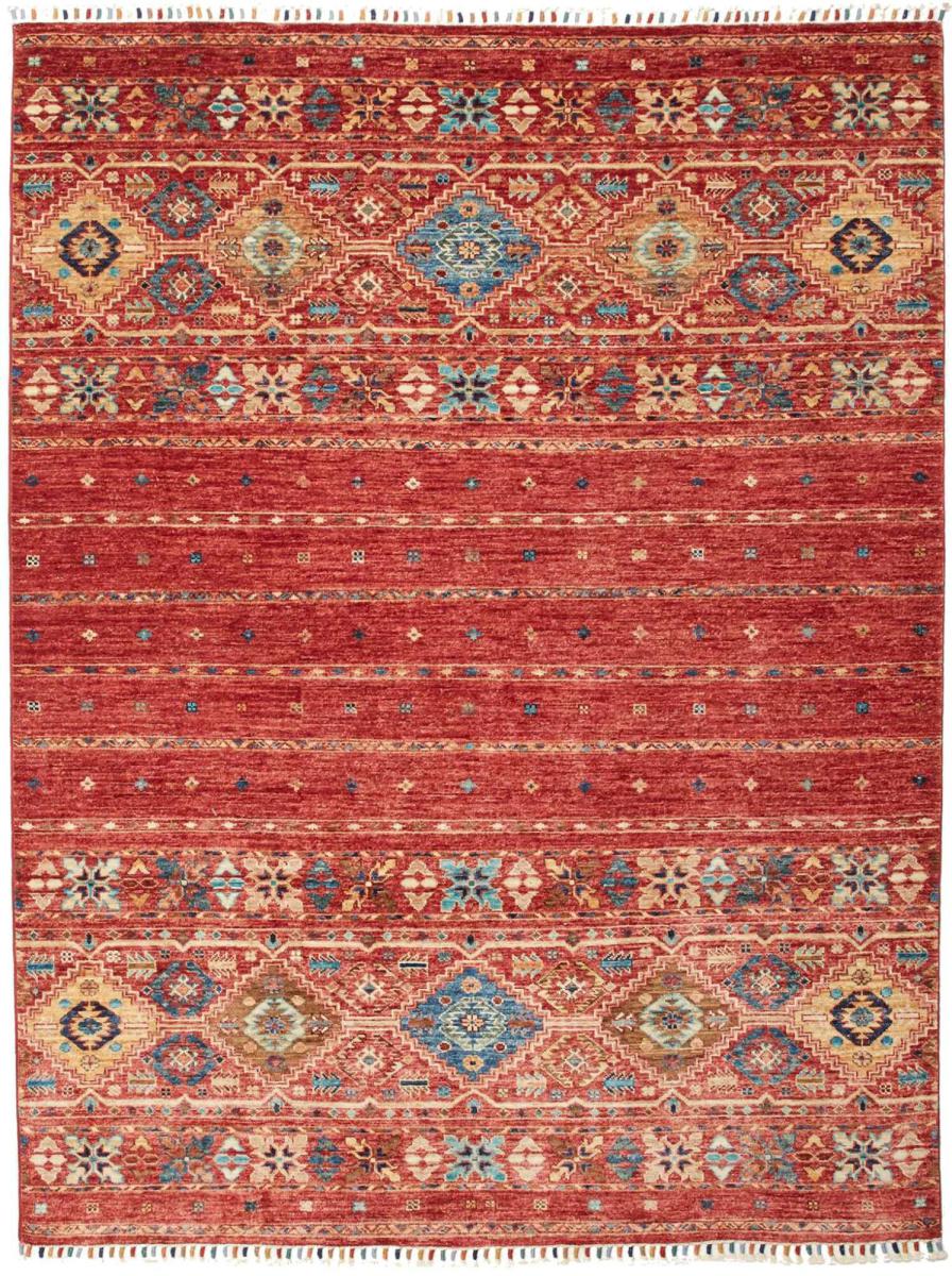 Pakistani rug Design Arijana 6'7"x5'0" 6'7"x5'0", Persian Rug Knotted by hand