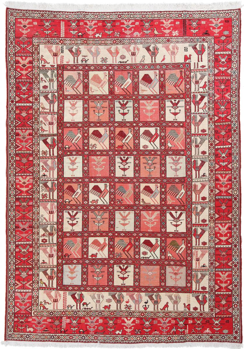 Tapete persa Kilim Fars Seda 283x201 283x201, Tapete persa Tecido à mão