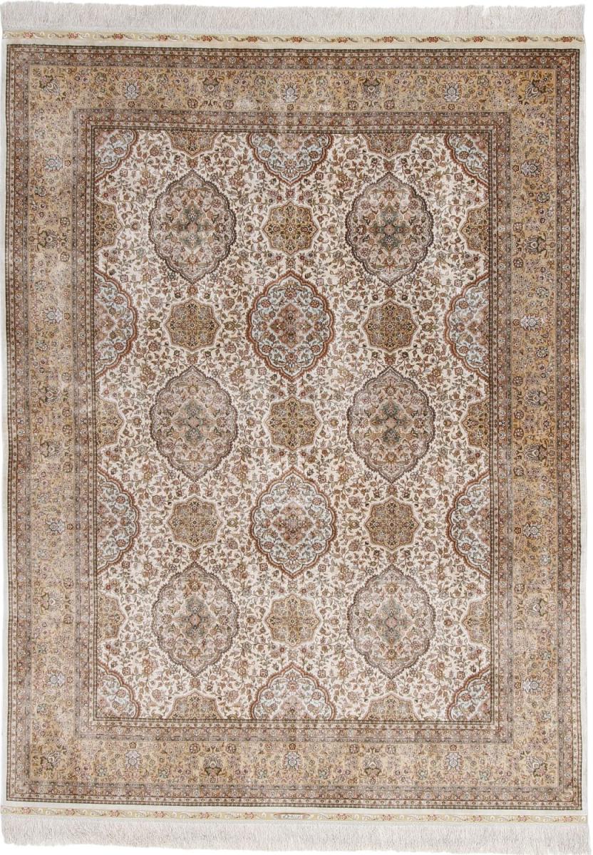  Hereke Seide 220x164 220x164, Perserteppich Handgeknüpft