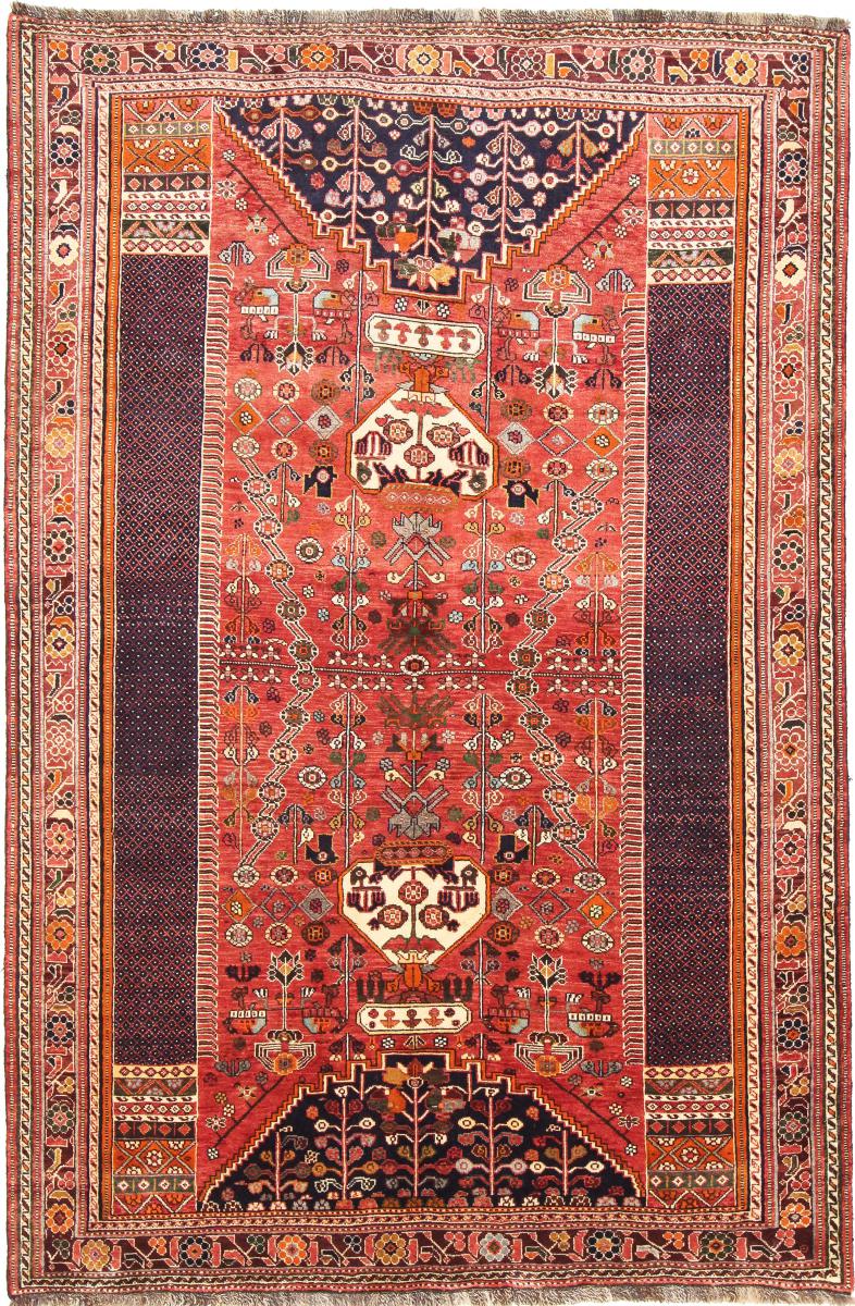 Tapete persa Ghashghai 278x183 278x183, Tapete persa Atado à mão