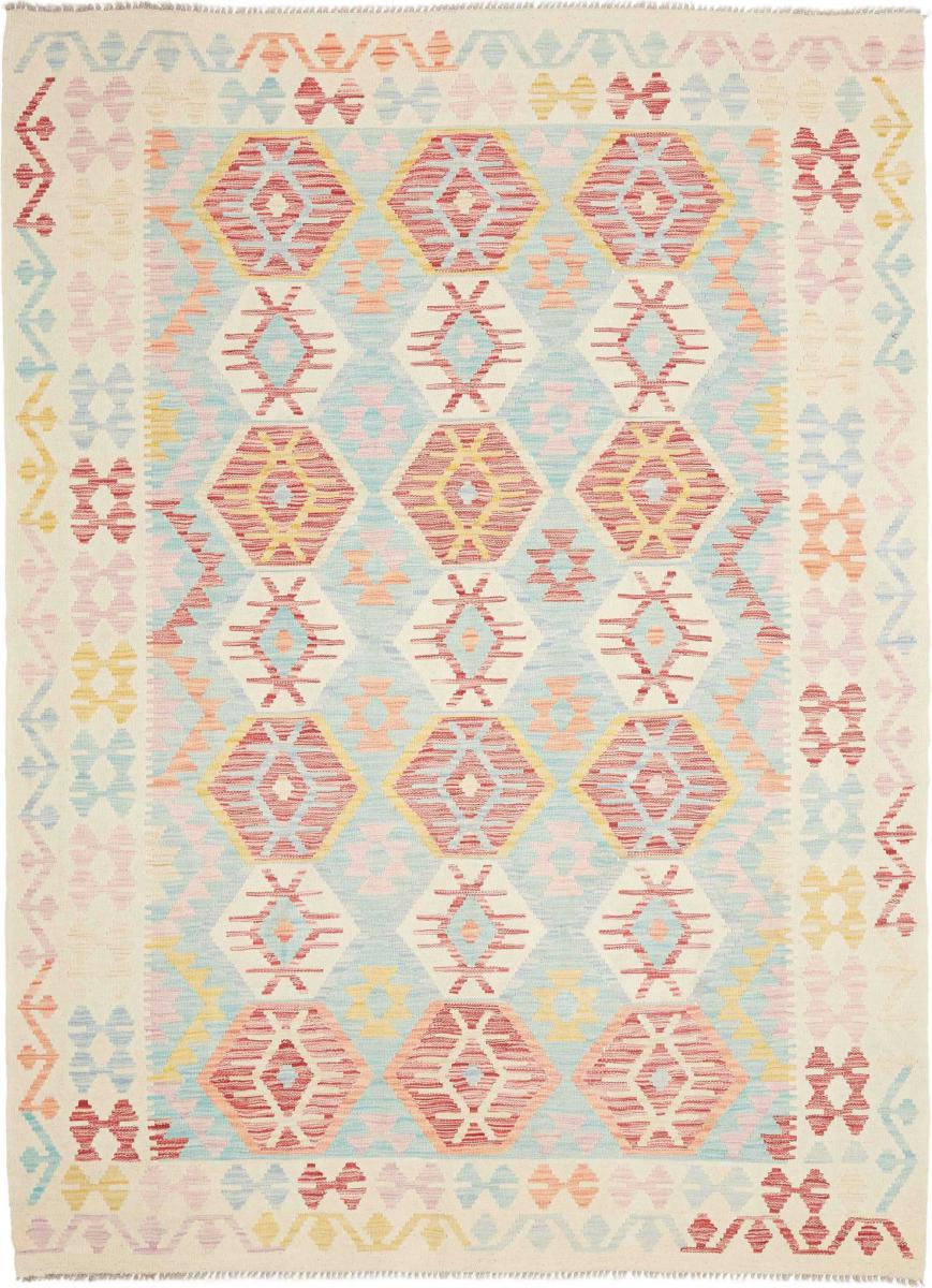 Afghansk teppe Kelim Afghan 242x179 242x179, Persisk teppe Håndvevd