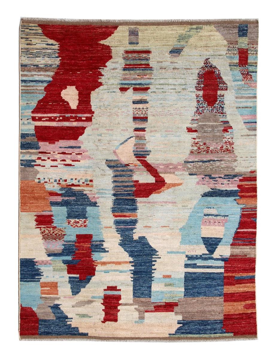 Alfombra afgana Berber Contemporary 238x166 238x166, Alfombra persa Anudado a mano