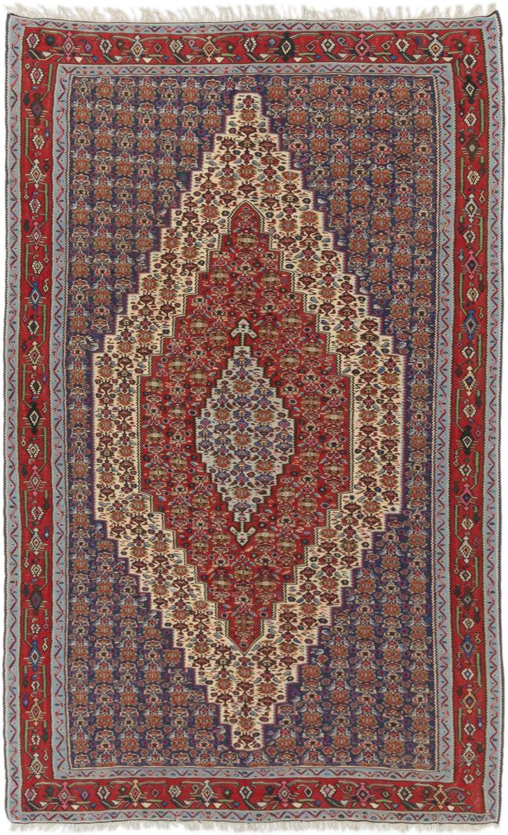 Tapete persa Kilim Fars Senneh 307x191 307x191, Tapete persa Atado à mão