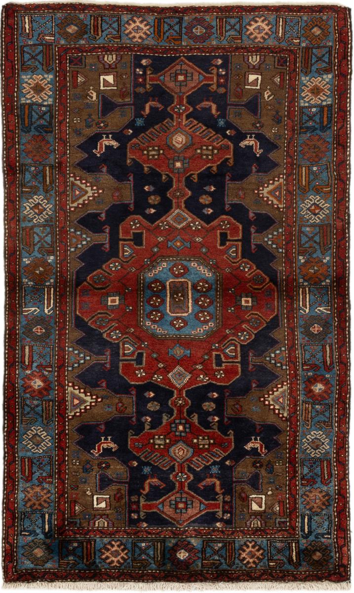 Perzisch tapijt Khamseh 209x124 209x124, Perzisch tapijt Handgeknoopte