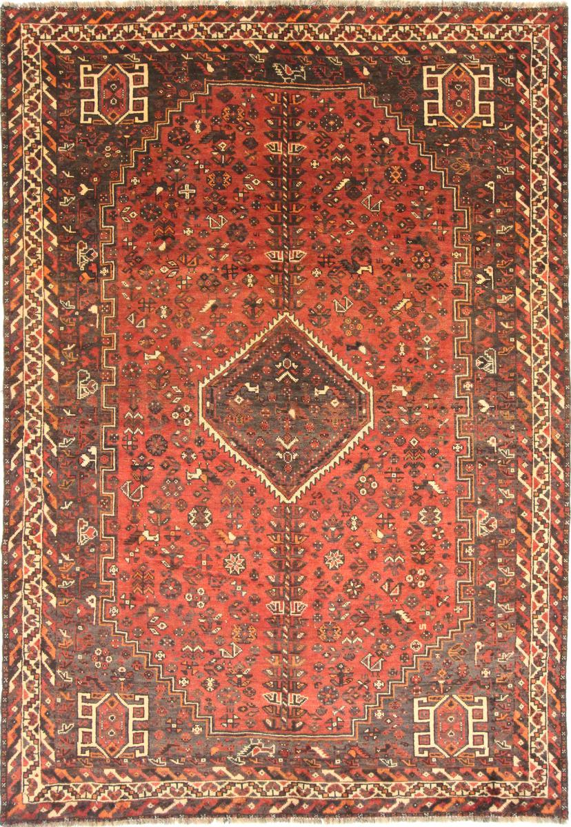 Tapis persan Shiraz 319x221 319x221, Tapis persan Noué à la main